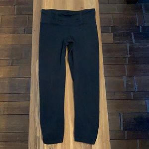 lululemon Black Yoga Crops Size 4